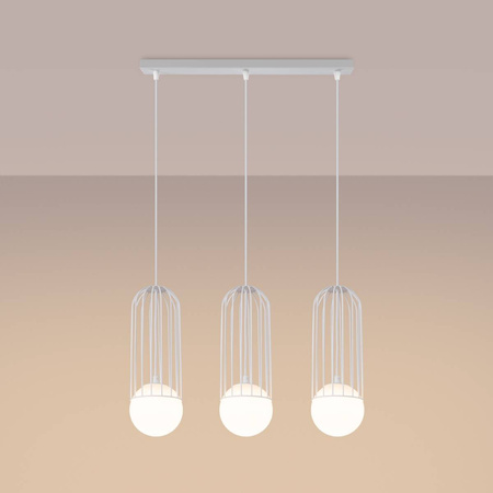 Lampa wisząca BRINA 3L biała