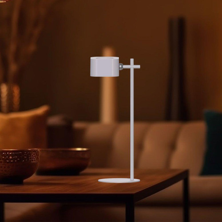 Lampka Biurkowa V-TAC 4w1 35cm Kinkiet Klips Latarka 3W LED CCT Biała 