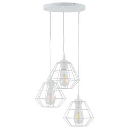 Lampa wisząca DIAMOND White 3xE27