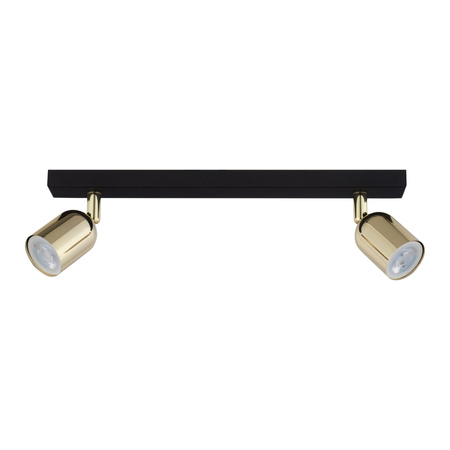 Lampa sufitowa TOP Black Gold 2xGU10