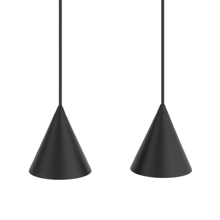 Lampa sufitowa FOURTY z reflektorkami  i zwisami 5xGU10 czarna Nowodvorski 11448