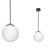 Lampa wisząca SPARTA WHITE / GOLD 1xE27