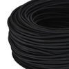 Przewód w oplocie kabel dekoracyjny CZARNY  3x1,5mm