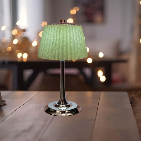 Lampka Biurkowa Nocna V-TAC 1,5W LED 28cm Ładowanie USB Ściemnianie Zielona 