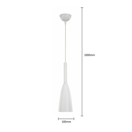 Solin lampa wisząca biała LP-181/1P WH