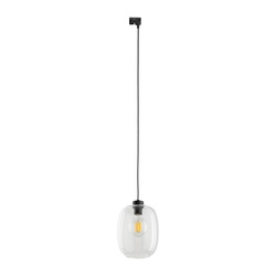Tk Lighting TRACER ELIO TRANSPARENT lampa wisząca 1XE27