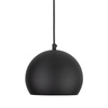 Lampa wisząca ZOE Black 1xE27 S