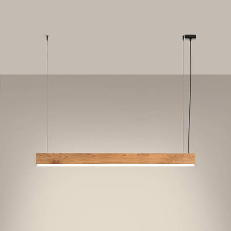 Lampa wisząca drewniana LYKKE  LED 29W 4000K 120cm