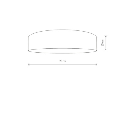 Nowodvorski Plafon biały TURDA