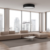 Lampa sufitowa RONDO Black 4xE27 600