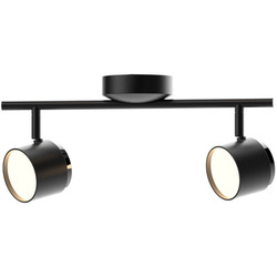 Lampa ścienno-sufitowa ruchoma LED KUBIK 2 Czarna 3000K