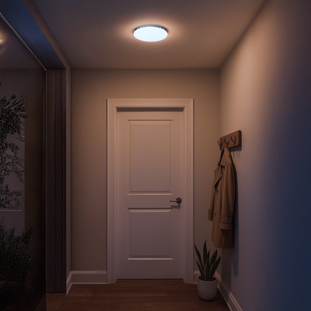 Plafon MAYA Chrome 10W LED Ø260