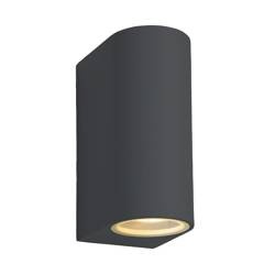 Kinkiet ogrodowy OZZO FLAVIO ROUND IP44 2XGU10 tubka antracyt