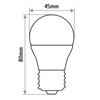 Żarówka LED P45 E27 7W KULKA 470lm zimna 6000K INQ