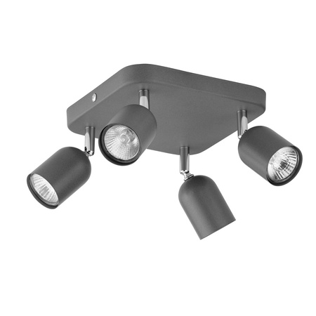 Lampa sufitowa TOP LAMPA Graphite 4xGU10