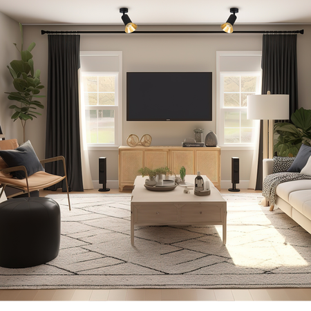 Oprawa Tulip Spot Czarny 1xGU10