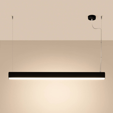 Lampa wisząca FARGE czarna LED 3000K