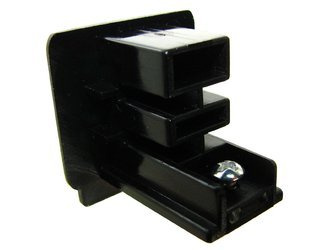 Zaślepka końcowa czarna szyny 3 - fazowej  oświetleniowej