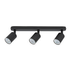 Lampa sufitowa HURON Black 3xGU10