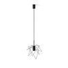 Nowodvorski Lampa wisząca metalowa czarna GSTAR