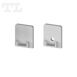 Komplet zaślepek bocznych szarych P4-1, P6-3, GK6-3 do osłonki C11 (1 szt. z otworem, 1 szt bez otworu) (nr kat 770409)