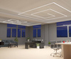Profil do taśm LED P20-1 architektoniczny biały szeroki 2m