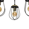 Lampa sufitowa OLIMP BLACK / GOLD 3xE27 60W