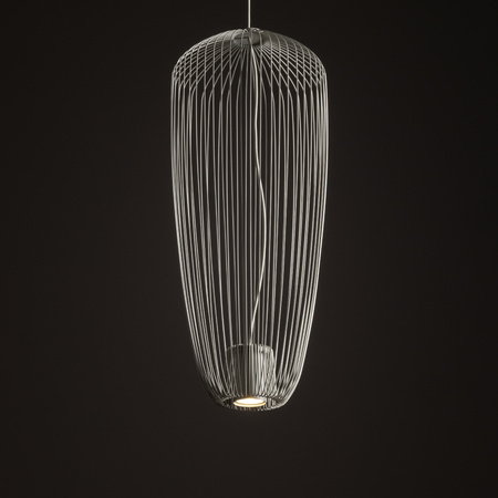 Lampa wisząca PUMPKIN silk grey S 11242 Nowodvorski