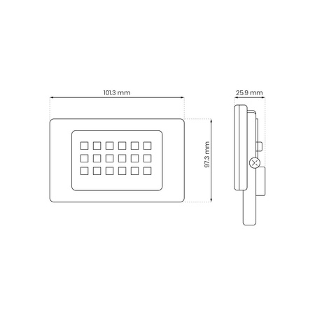 Naświetlacz LED 10W 4000K