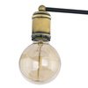 Lampa sufitowa RETRO CZARNA/PATYNA 4xE27