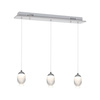 Lampa dziecięca sufitowa różowe chmurki 58W LED sterowana pilotem