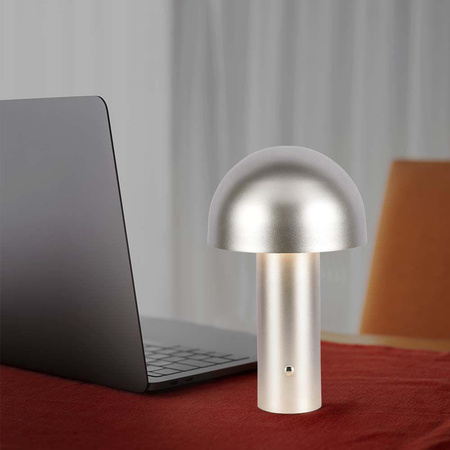 Lampka Biurkowa Nocna V-TAC 1W LED 25cm Ładowanie USB Ściemnianie Złota VT-1047 3000K-6000K 200lm