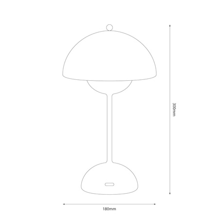Lampka nocna COSTA Black