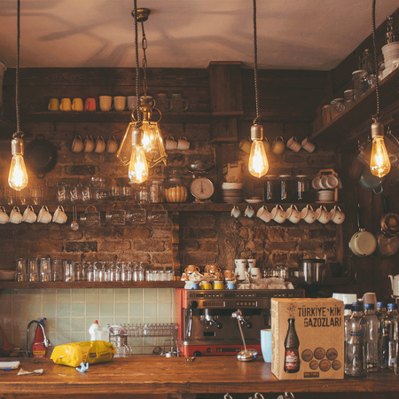 Żarówka LED Filament Bursztynowa ST64 E27 20W