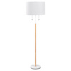 Lampa stojąca Fogo 2xE27 biała LP-0304/2F WH