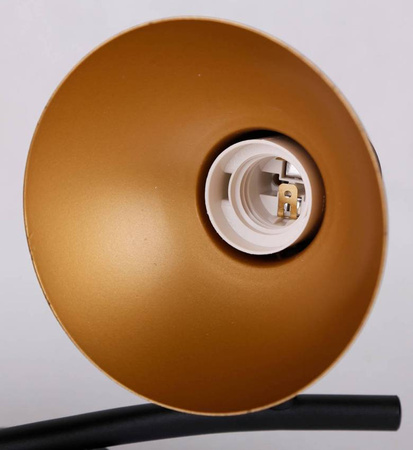 Lampa ścienna candellux diso 92-63427 listwa e27 czarny+zloto