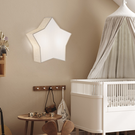 Lampa sufitowa STAR Linen 2xE27