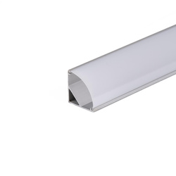 Profil Aluminiowy V-TAC 2mb Anodowany, Klosz Mleczny, Kątowy, Cienkościenny VT-8109