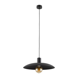 Tk Lighting ASTRA BLACK lampa wisząca 1XE27
