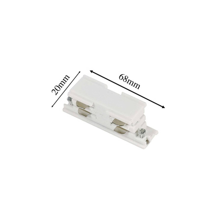 Łącznik wewnętrzny 3F biały LP-551/4 WH