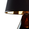 Lampka nocna LACRIMA Black/Gold 1xE27