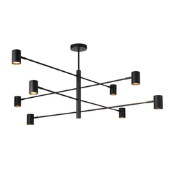 Light prestige Snow 8 wiszący czarny LP-731/8P BK