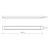 Listwa LED Batten 18W 60cm 4000K - Czarny