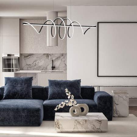 LAMPA WISZĄCA TWIST BLACK 80W LED