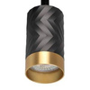 Lampa ścienno-sufitowa ARRAS 4 czarno-złota GU10