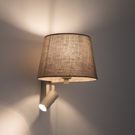 Kinkiet regulowany beżowy TUTOIA z led Nowodvorski 11684