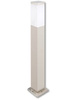 Lampa ogrodowa 1xE27 Havana stojąca 65cm srebrna