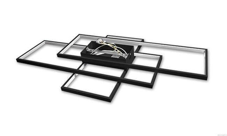 Plafon lampa LED Galaxis Hydra 126W 90x50x8 cm czarny