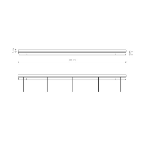 Nowodvorski Puszka biała CAMELEON CANOPY B 1500 II