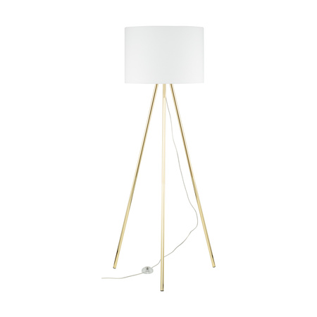 Lampa podłogowa UMBERTO White/Gold 1xE27